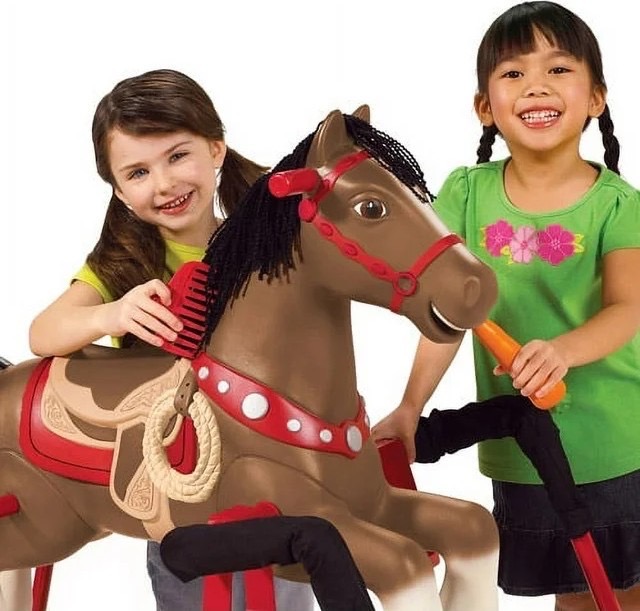 นำเข้า US Radio Flyer, Blaze Interactive Spring Horse, Ride-on with Sounds for Boys and Girls - ราคา 9,500 บาท