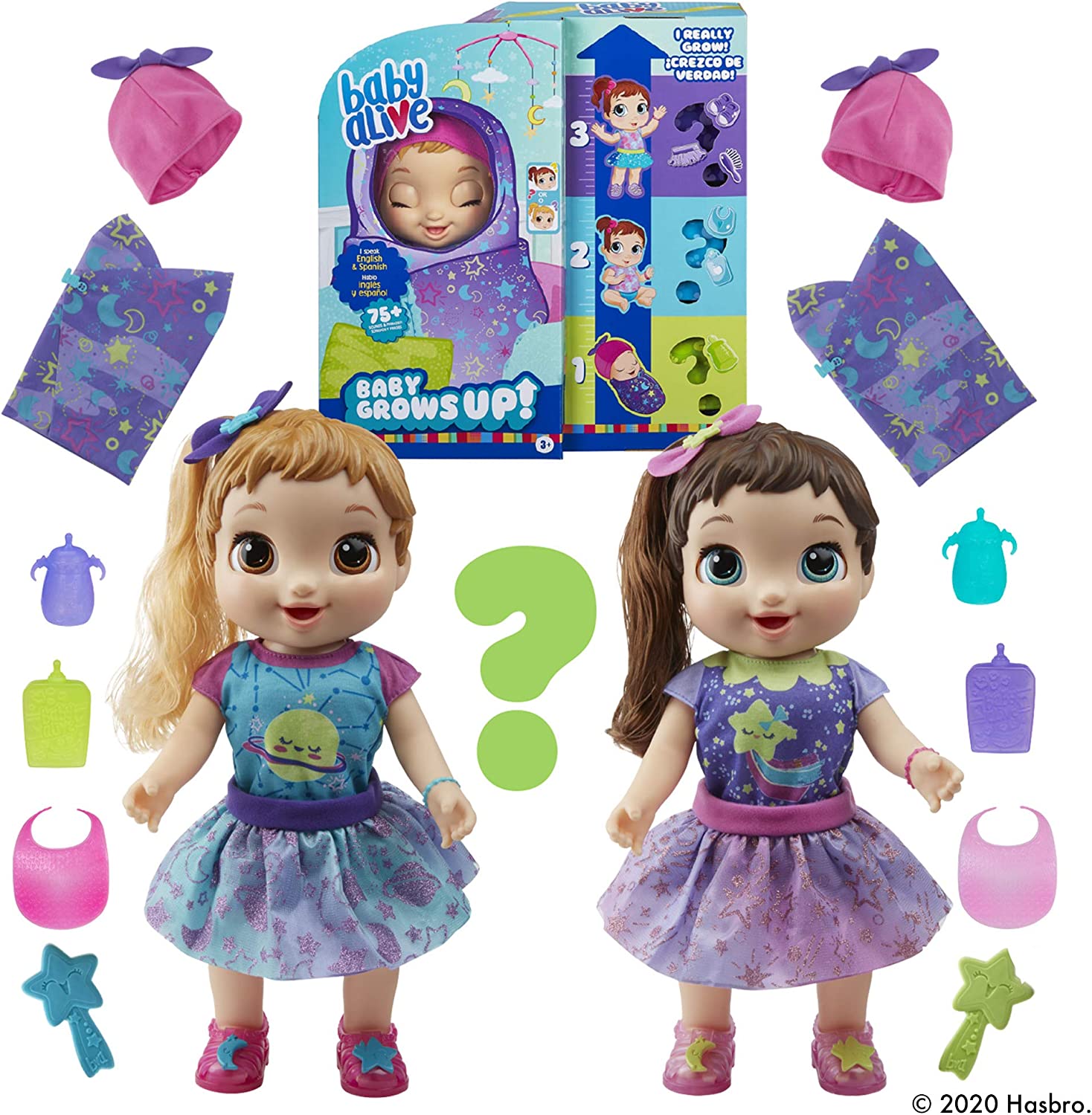 ตุ๊กตาเติบโตพูดได้Baby Alive Baby Grows Up (Dreamy) - Shining Skylar or Star Dreamer - ชมพู ราคา 2,990. -