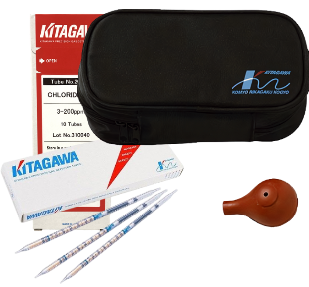 Kitagawa รหัส AS1-301 ชุดทดสอบการไหลของอากาศสำหรับการทดสอบเฉพาะจุด,Air flow indicator kit for spot test with one box of No.301 tube