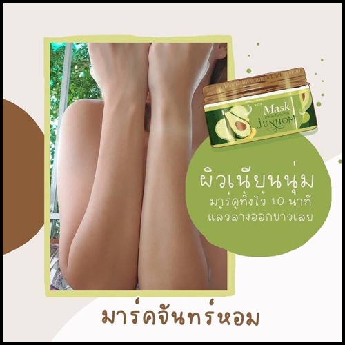 มาร์คจันทร์หอม Mask Junhom Herbal By RADA มาร์คสูตรสปา