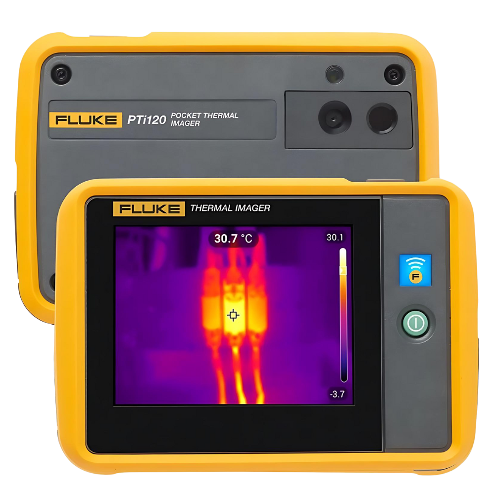 Fluke รุ่น FLK-PTi120 กล้องถ่ายภาพความร้อนแบบพกพา,Pocket thermal imager with fluke connect compatibility,-4°F~752°F,(-20~400°C)