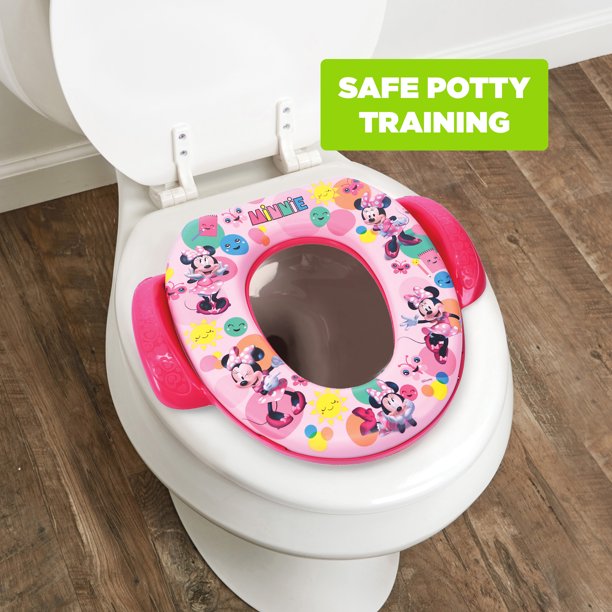 ที่รองชักโครกเด็ก ลายมินนี่ เม้าท์ Disney Ginsey Home Solutions Potty with Hook - Minnie Mouse