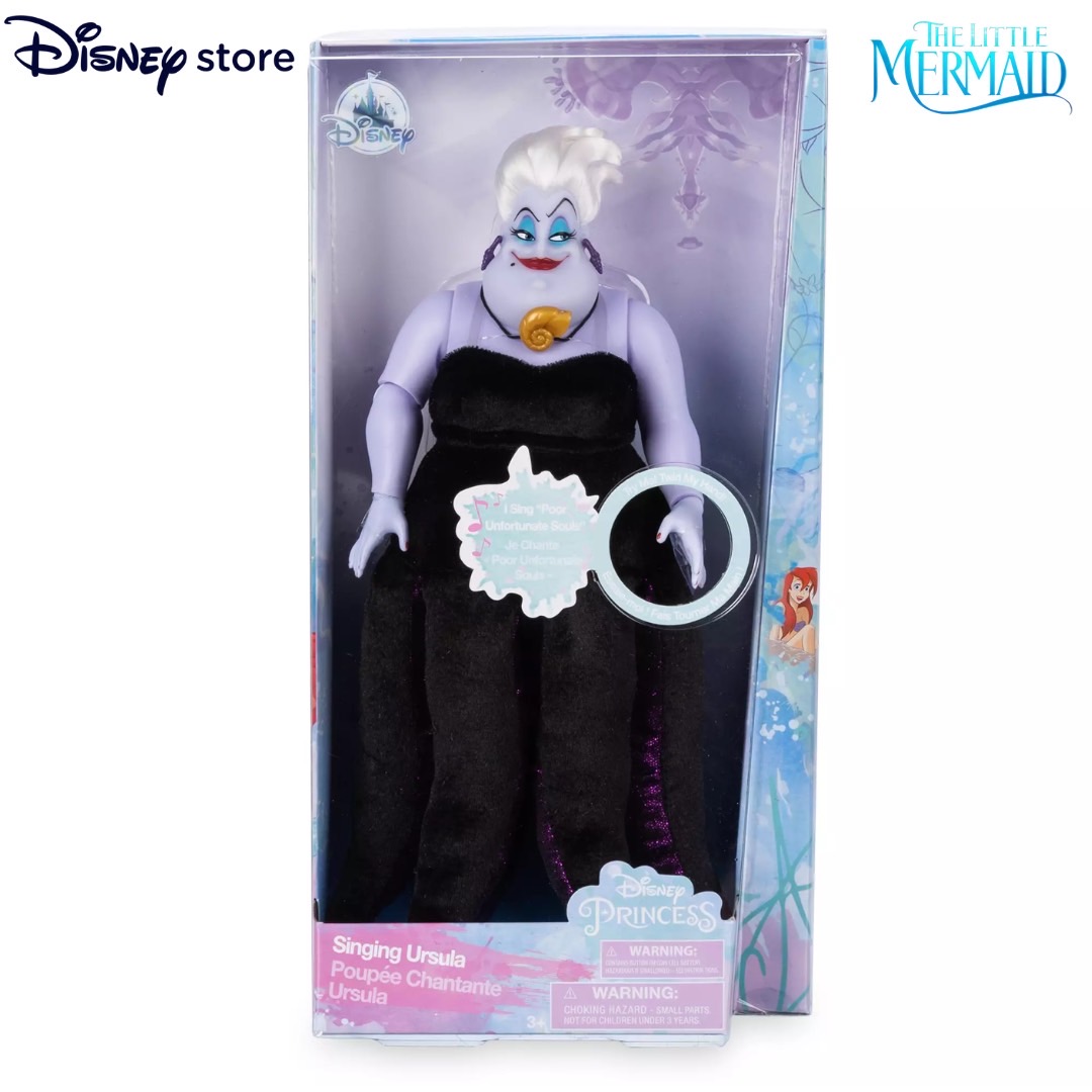 นำเข้า🇺🇸 แม่มดแห่งท้องทะเล 🐙✨Ursula Singing Doll – ตุ๊กตาร้องเพลงได้จาก The Little Mermaid ราคา 1,790 บาท