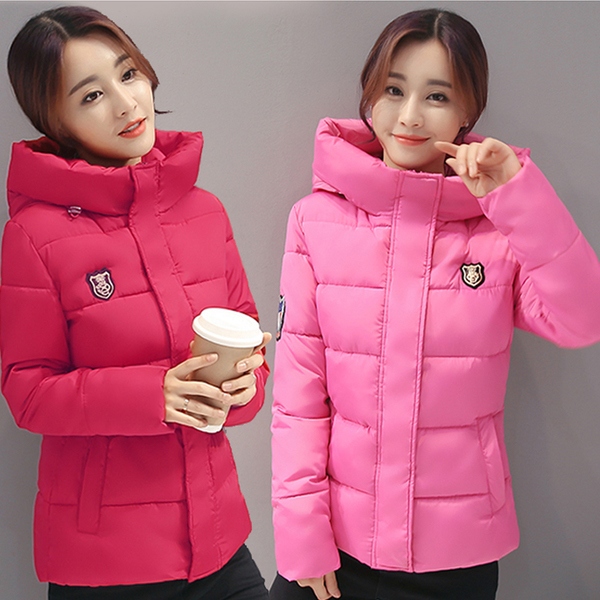 CW5911001 เสื้อโค้ทแจ๊กเก็ตผู้หญิงมีฮูดซิปหน้าตัวสั้นๆ(พรีออเดอร์) รอ 3 อาทิตย์หลังโอนเงิน CW5911001 ตัว