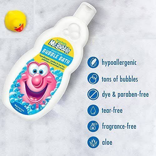 Made in USA 🇺🇸 สบู่ทำฟอง สูตรผิวแพ้ง่าย Mr. Bubble Extra Gentle Fragrance Free Bubble Bath for Children, 16 fl oz