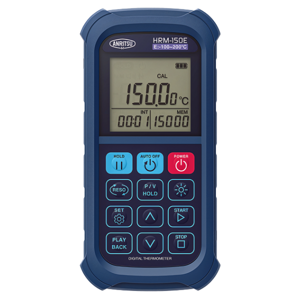Anritsu รุ่นHRM-150Eเครื่องวัดอุณหภูมิแสดงผลดิจิตอลขนาดพกพา,High precision handy type thermometer,0.1°C resolution:-104.9～204.9°C