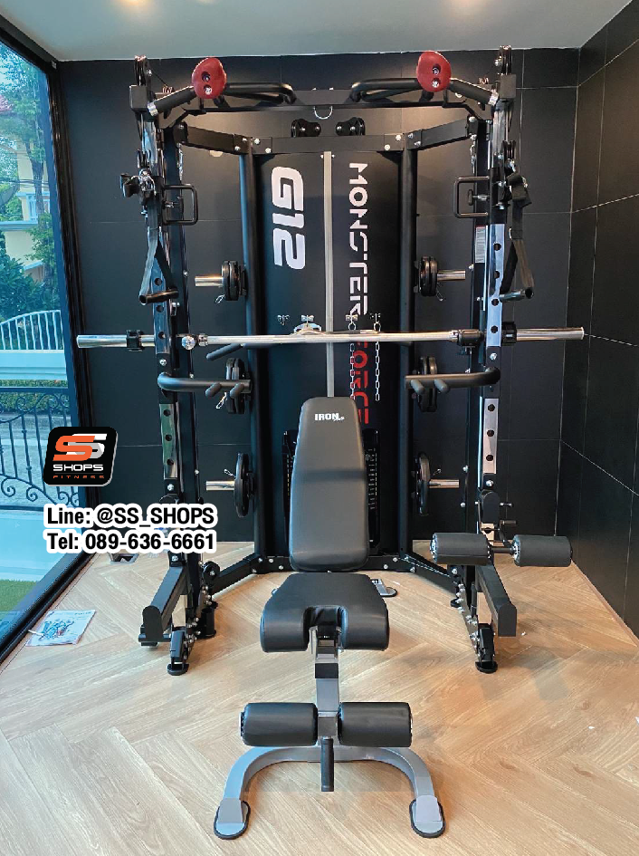 Smith Machine MONSTER FORCE G12 Folding, สมิทแมชชีนG12 พับได้