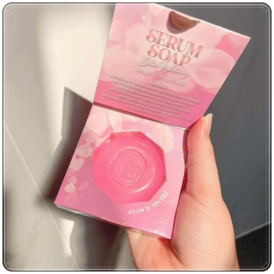 สบู่เซรั่ม NB Serum Soap Skin Whitening สบู่ครูเบียร์