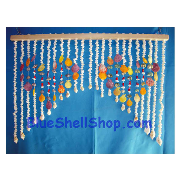 ม่านโค้งสั้นทึบลายโค้งพระจันทร์