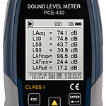PCE รุ่น430Sound Levelเครื่องวัดบันทึกอุณหภูมิData Logger