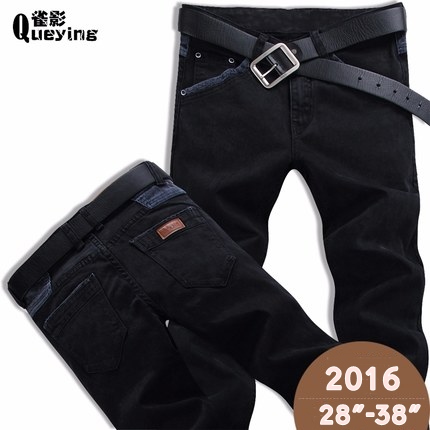 YM5908002 ยีนส์ชายสีดำแฟชั่นเกาหลี ขากระบอกเล็ก 28-38 (พรีออเดอร์) YM5908002 ชิ้น