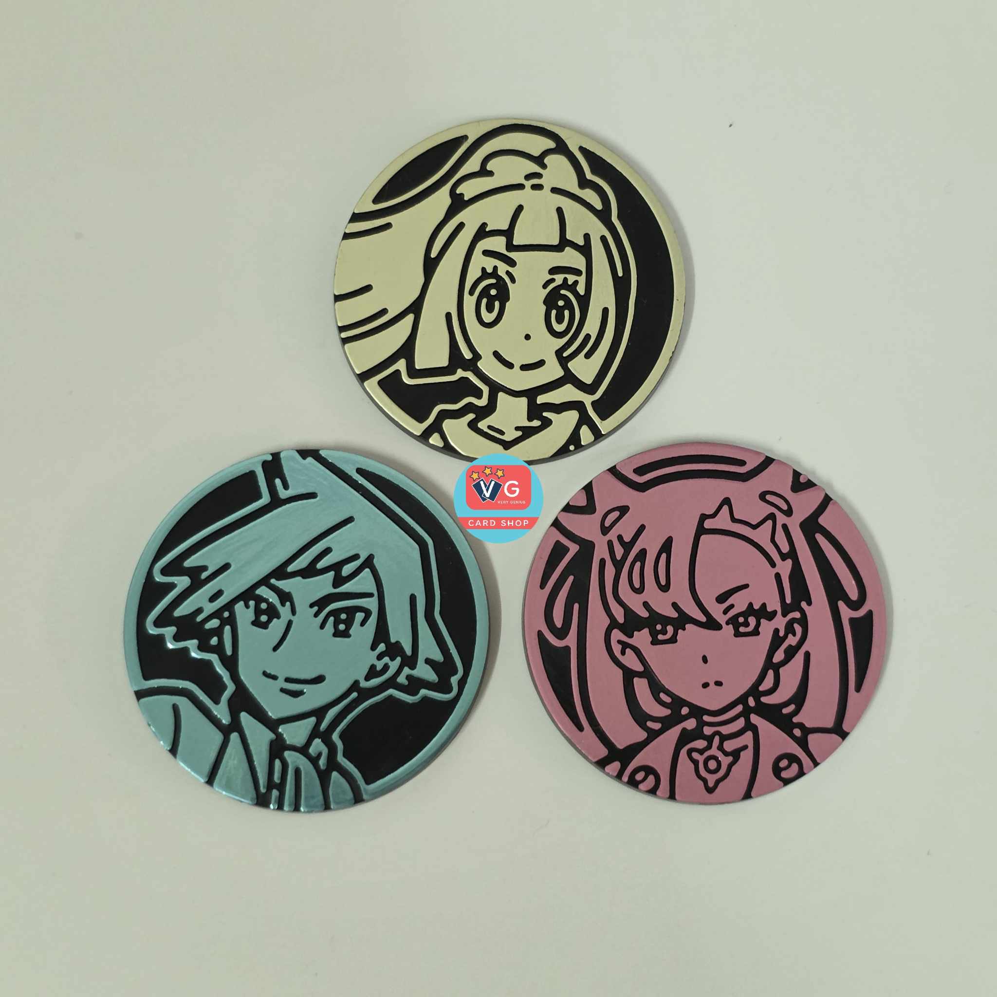 เหรียญโปเกมอนพลาสติก Coin Japan สำหรับใช้เล่น สะสม Pokemon