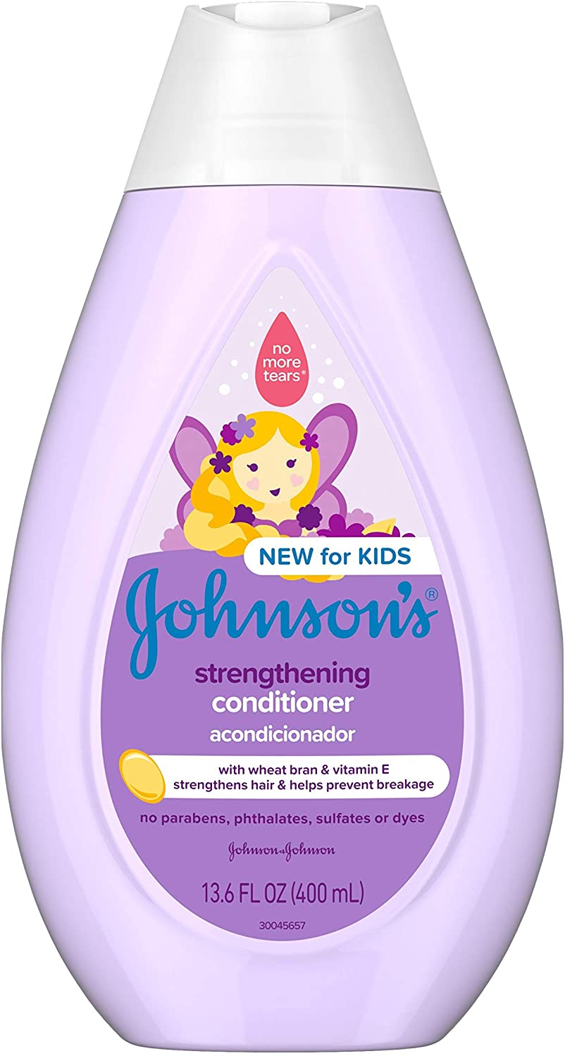 ครีมนวดผม Johnson's Strengthening Tear-Free Kids' Conditioner 13.6 fl. oz (400 ml) ราคา 450 บาท
