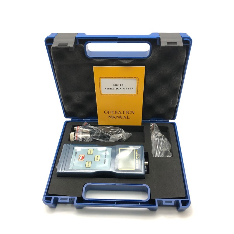 Landtek รหัส VM-6320 เครื่องวัดความสั่นสะเทือนแบบดิจิตอลแม่นยำสูง,Vibration Meter Vibration Gauge Velocity:0.01~200mm/s,True RMS