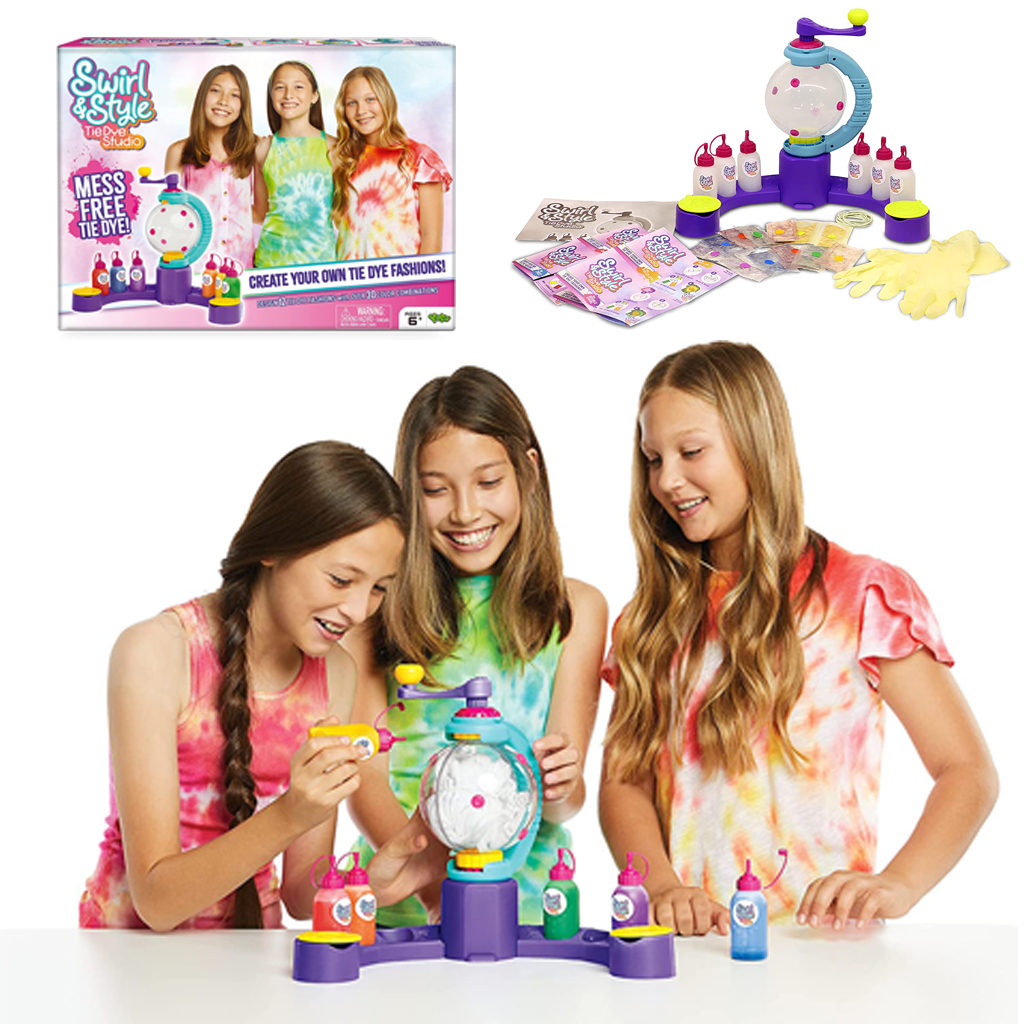ชุดกิจกรรมเสื้อผ้ามัดย้อม Swirl and Style Tie Dye Studio - Mess-Free Tie Dye Creations - DIY Patterns | Easy Instructions ราคา 990 บาท