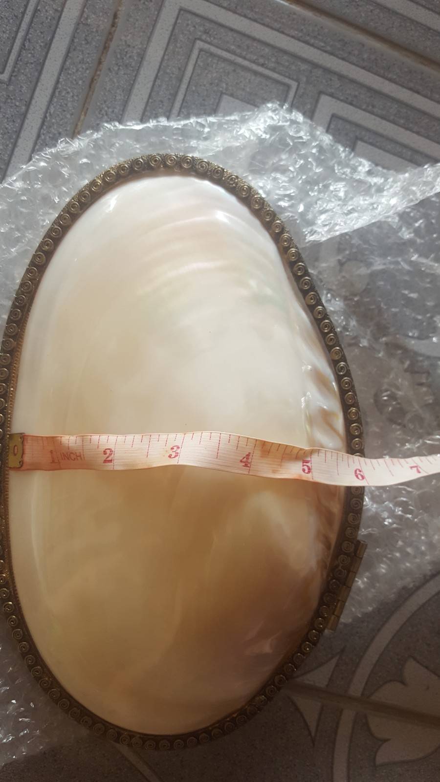 กระเป๋าเปลือกหอยมุกไซตจัมโบ้