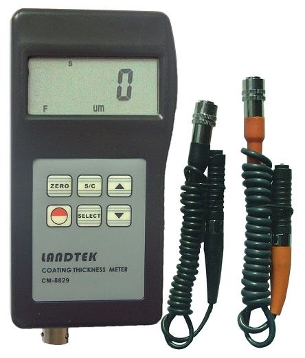 Landtek รุ่นCM-8829NSเครื่องวัดความหนาสีบนผิวเคลือบแบบอโลหะ(N)มีหัวโพรบวัดในชุดDigital Coating Thickness Meter0～1250um/0～50mil