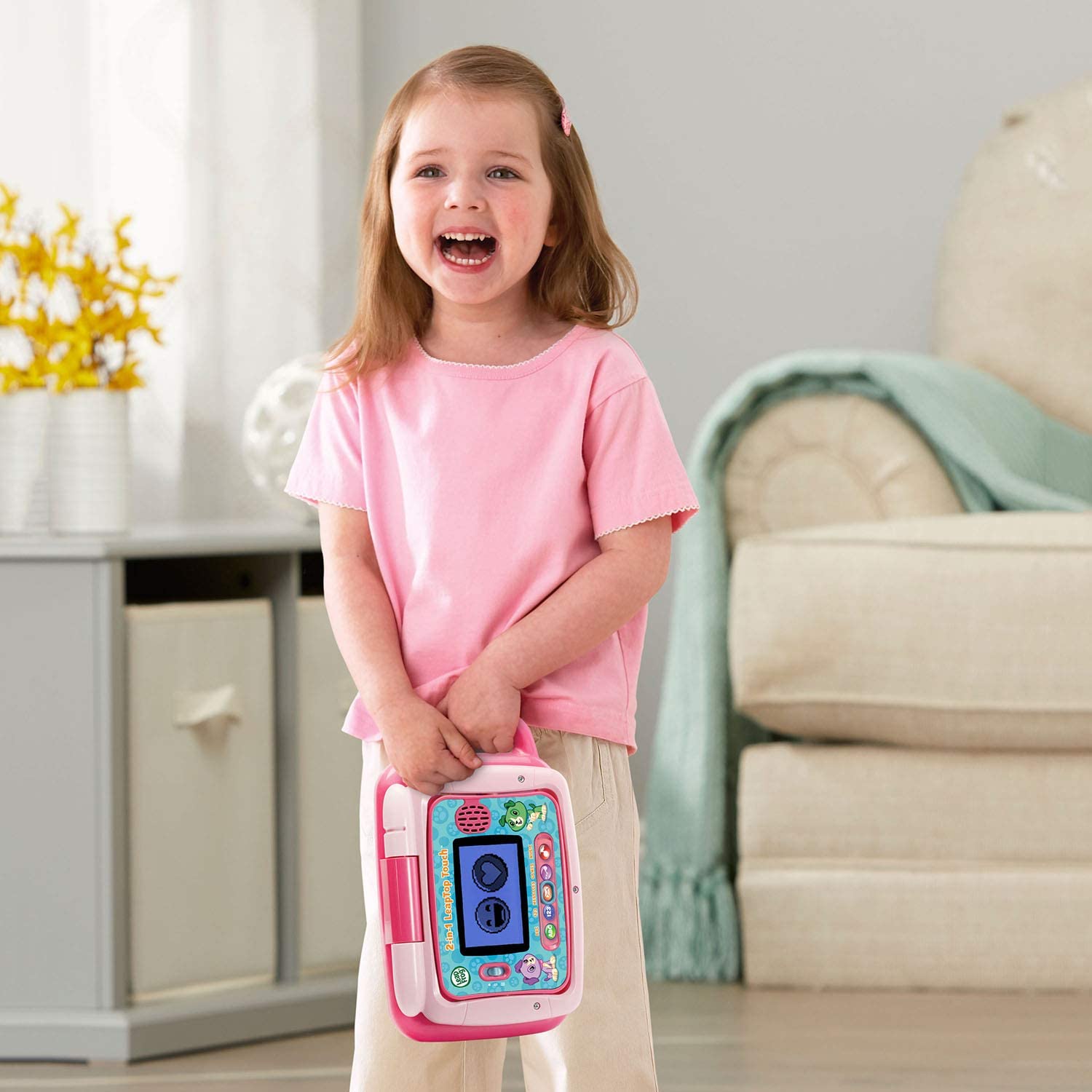 LeapFrog 2-in-1 LeapTop Touch, สีชมพู 2,990 - บาท