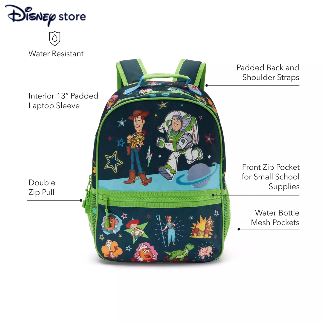 พร้อมส่งที่ไทย นำเข้า 🇺🇸 🚀 Toy Story Backpack – Personalized - กระเป๋าเป้ Toy Story ลิขสิทธิ์แท้ Disney Store