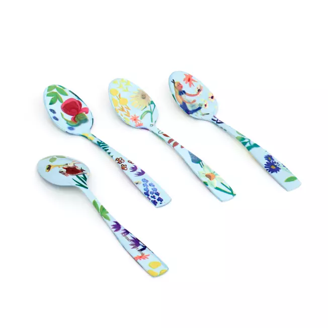Disney Store Alice in Wonderland Mary Blair Tea Spoons, Set of 4 ราคา 1,290 - บาท