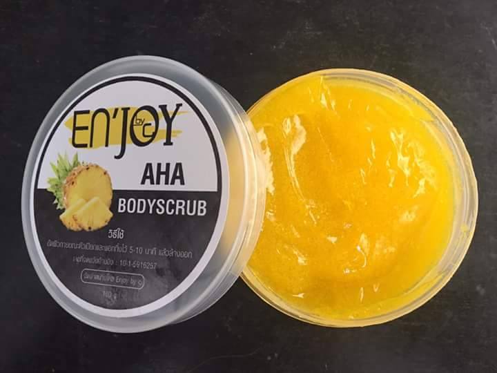 เอ็นจอยสครับสัปปะรด (Enjoy AHA Body Scrub By C)