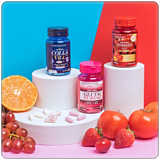 MIN&MIN Colla Vit E Plus มินแอนด์มิน สูตรคอลาวิตอี