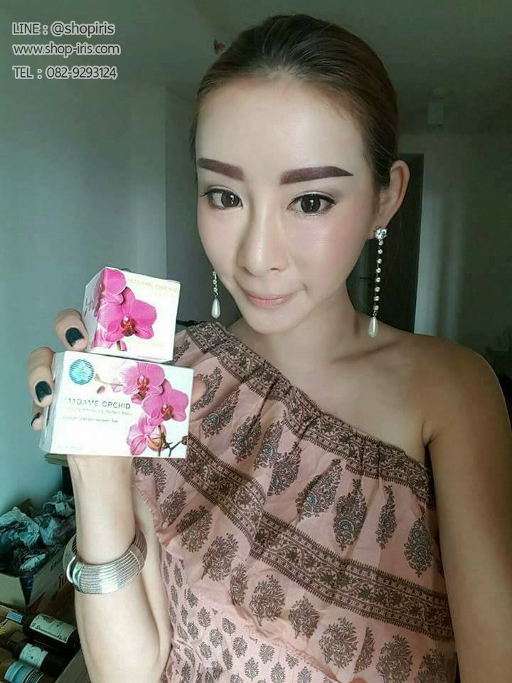 สบู่ไข่ขาววิปโฟม Orchids Whitening Perfect Soap By Madame Orchids