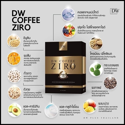 DW Coffee Ziro กาแฟคุมหิว ลดสัดส่วน