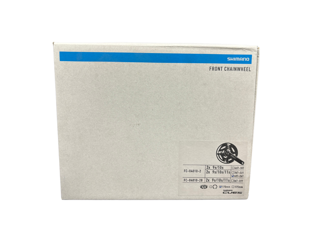 จานหน้า ขาจาน SHIMANO CUES 2-PIECE CRANKSET 2x11/10/9-speed แบบจาน 2 ใบ