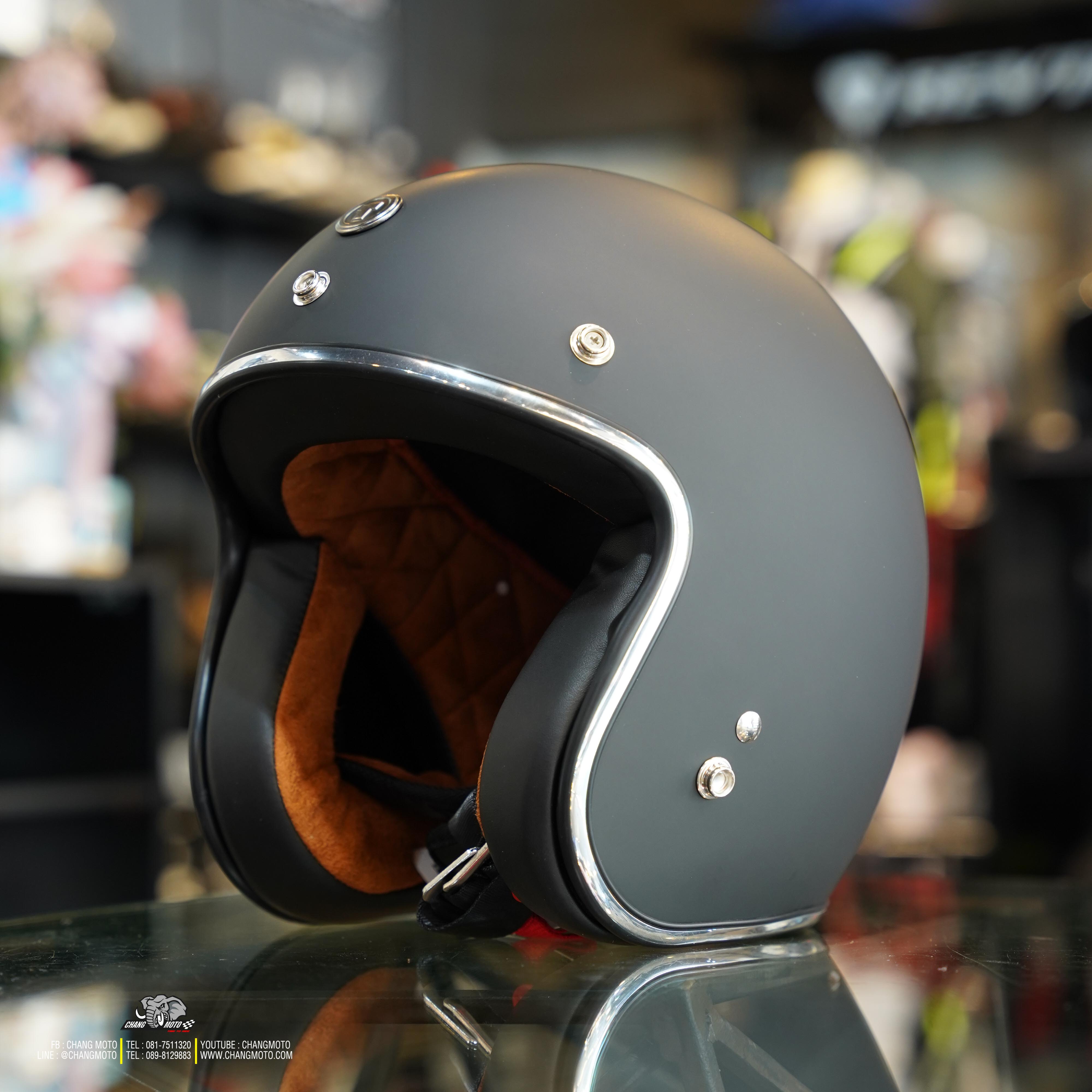 หมวกกันน็อค TORC รุ่น T50 ลาย MATT BLACK