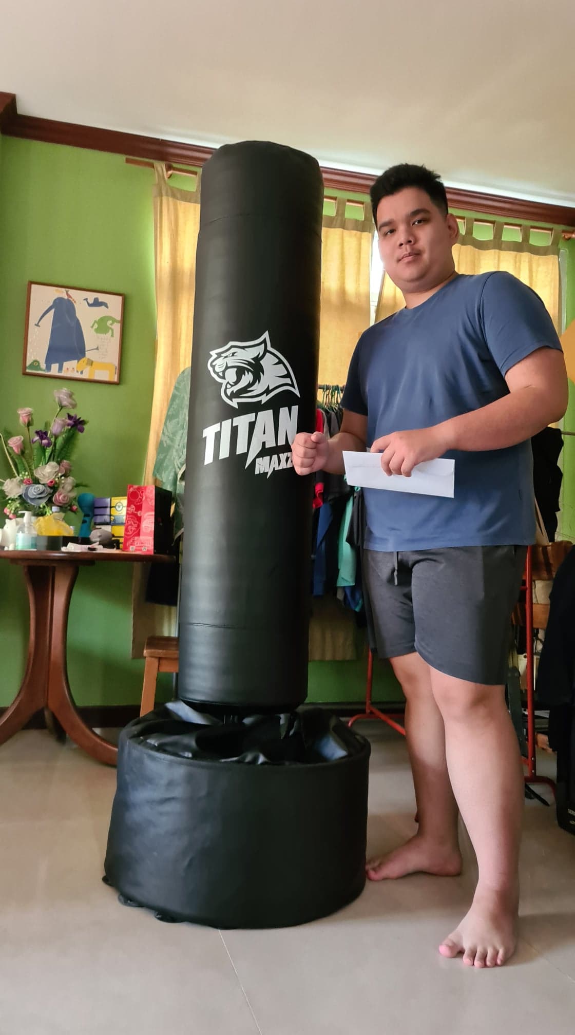 กระสอบทรายตั้งพื้นรุ่น TitanFit วางได้ทุกพื้นผิว