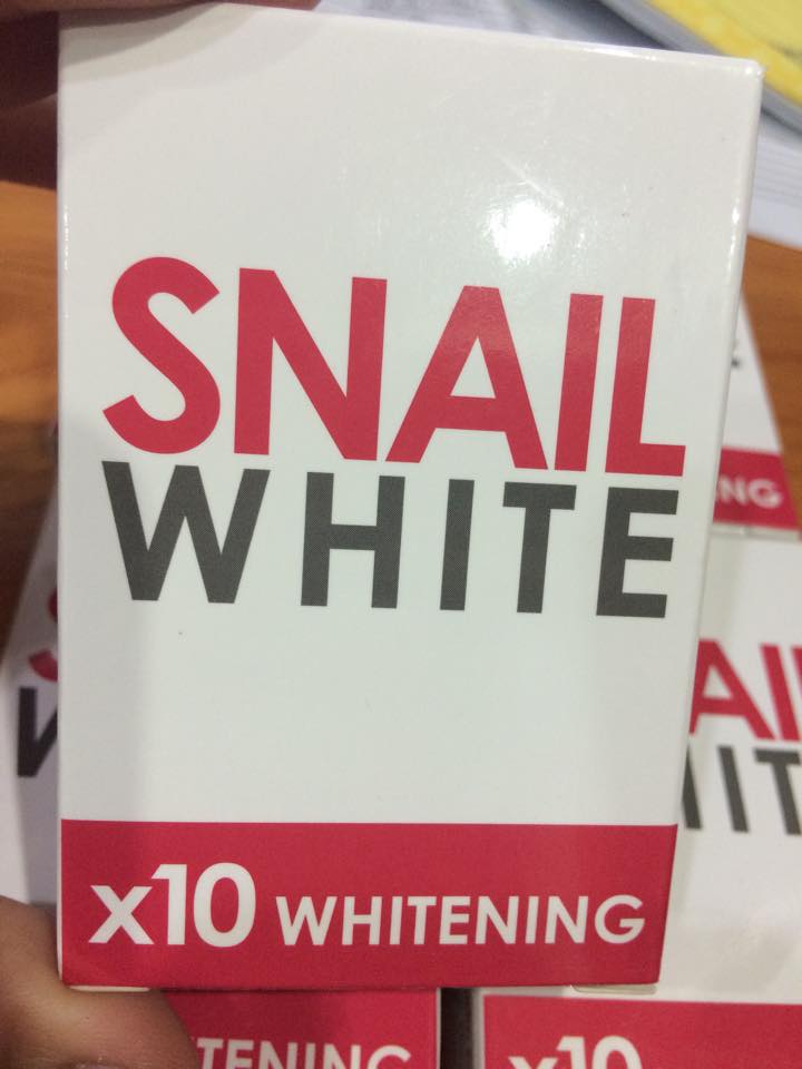 สบู่หอยทาก สเนลไวท์ (Snail White X10 Whitening)