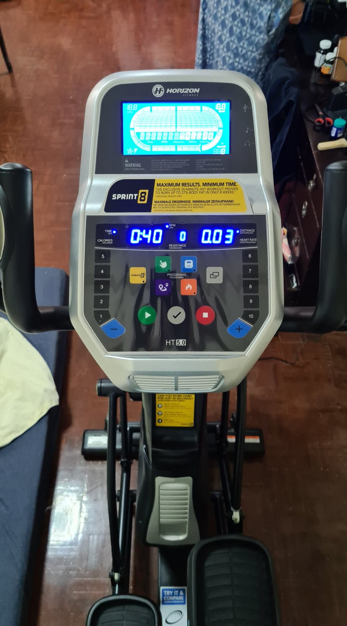 Elliptical horizon ht.50 peak trainer/เครื่องเดินวงรี