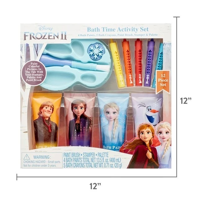 นำเข้า🇺🇸 เซ็ทกิจกรรมโฟรเซ่นFrozen II 12-Piece Bath Time Activity Set , ราคา 890 บาท