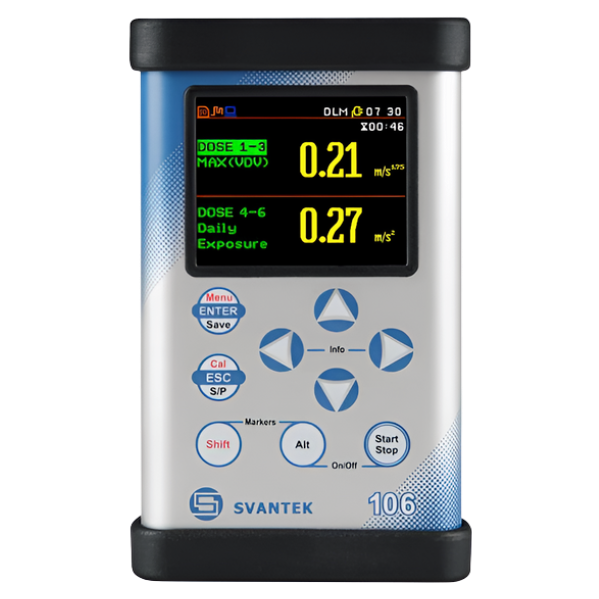 Svantek รุ่นSV-106Aเครื่องวิเคราะห์การสั่นสะเทือนของมนุษย์,6-channel Human Vibration Meter&Analyser