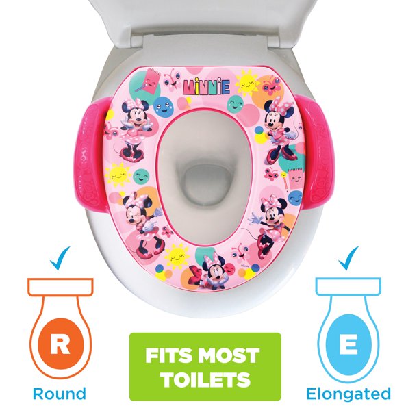 ที่รองชักโครกเด็ก ลายมินนี่ เม้าท์ Disney Ginsey Home Solutions Potty with Hook - Minnie Mouse