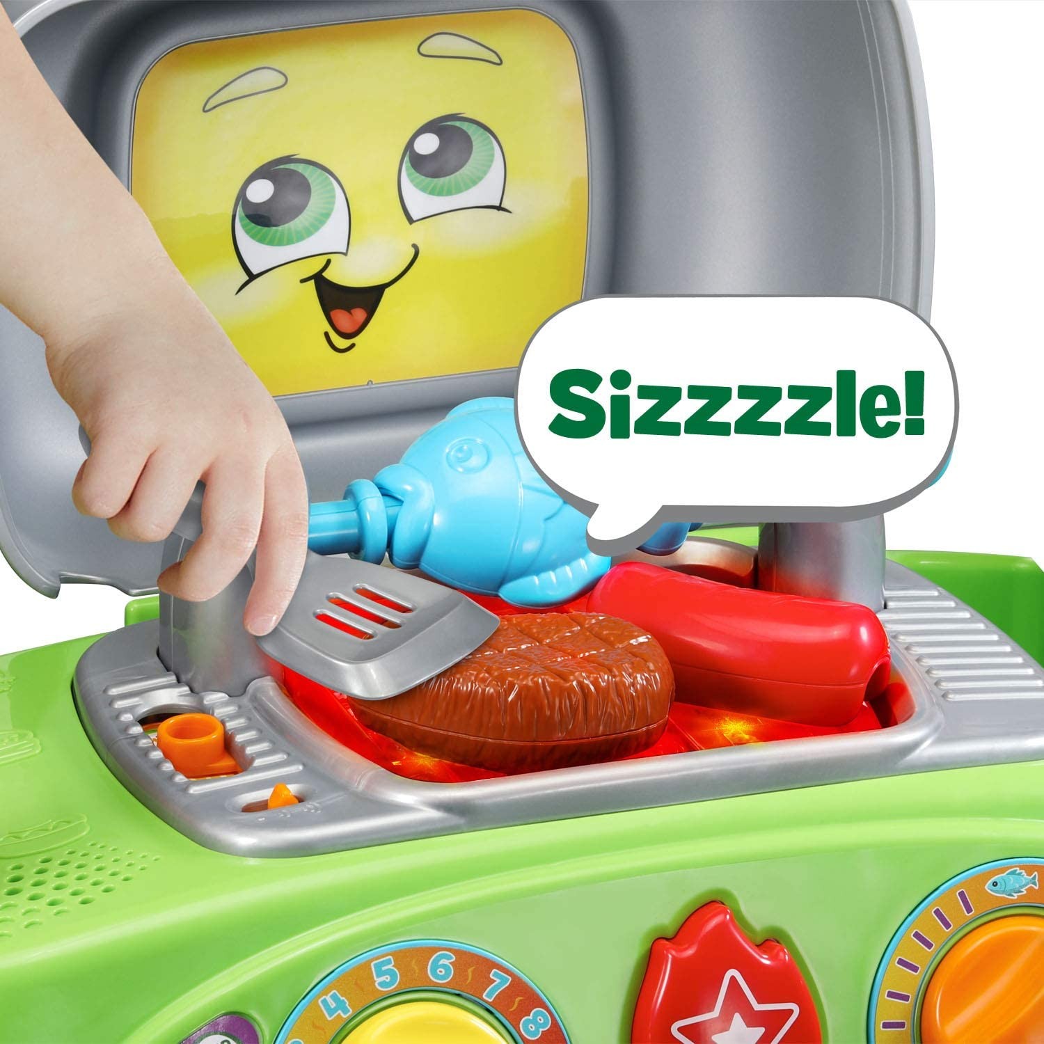 ของเล่นเตาบาร์บีคิว สําหรับเด็ก LeapFrog Smart Sizzlin' BBQ Grill, Multicolor