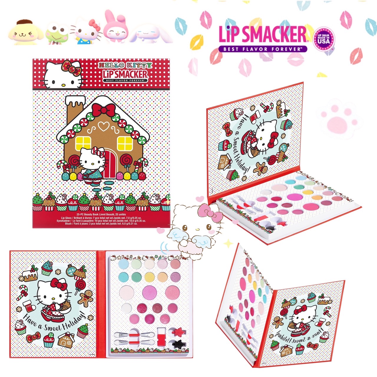 พาเลทแต่งหน้าเด็ก Lip Smacker - Hello Kitty ราคา 950.- บาท