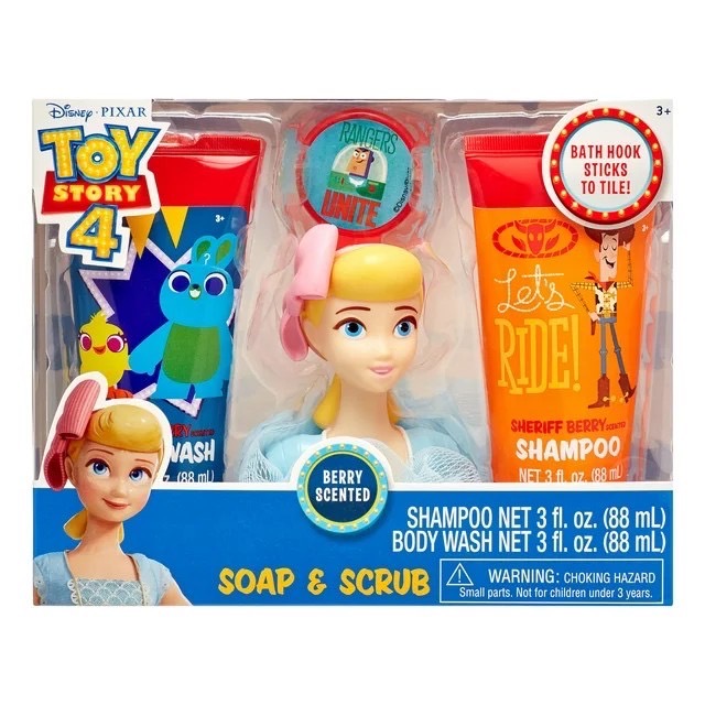 นำเข้า🇺🇸 เซ็ทอาบน้ำDisney Pixar Toy Story 4 4-Piece Soap and Scrub Body Wash and Shampoo Set , ราคา 590 บาท