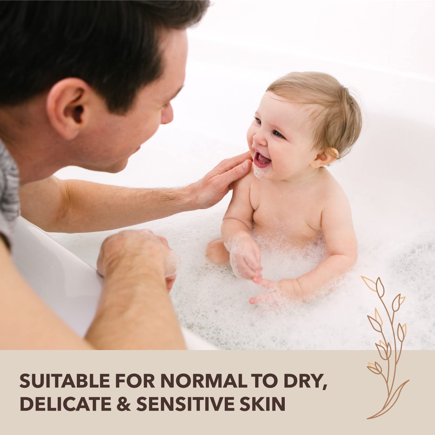 Aveeno Baby Daily Moisture Wash & Shampoo, Oat Extract 532 mL อาวีโน่ สบู่อาบน้ำ และแชมพู สำหรับทารก ขนาด 532 มล. ราคา 690 บาท