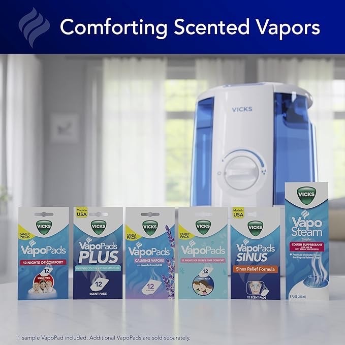 นำเข้าUS เครื่องพ่นวิคส์ไอเย็น Vicks Filter-Free Cool Relief ไร้ฟิลเตอร์ ราคา 3,900 บาท