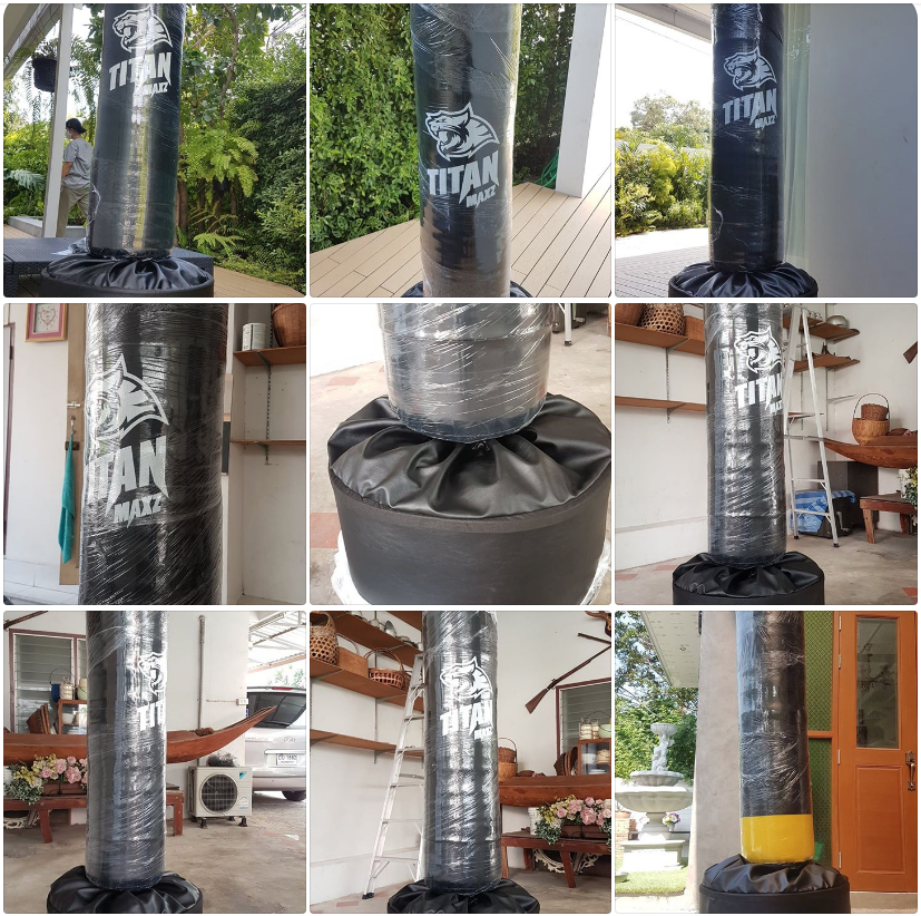 กระสอบทรายตั้งพื้นรุ่น TitanFit วางได้ทุกพื้นผิว