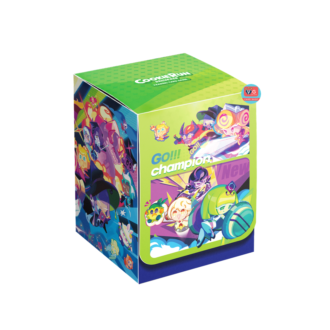 กล่องใส่การ์ด arena สีเขียว Cookierun Deckcase Holder