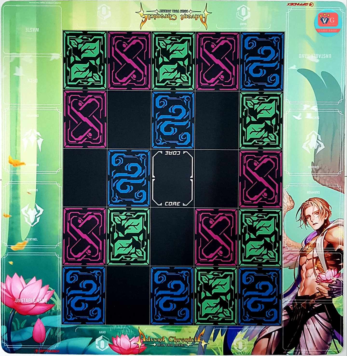 Playmat เพลแมท Eveden Aravind สนามยาง Premium Mouse Mat