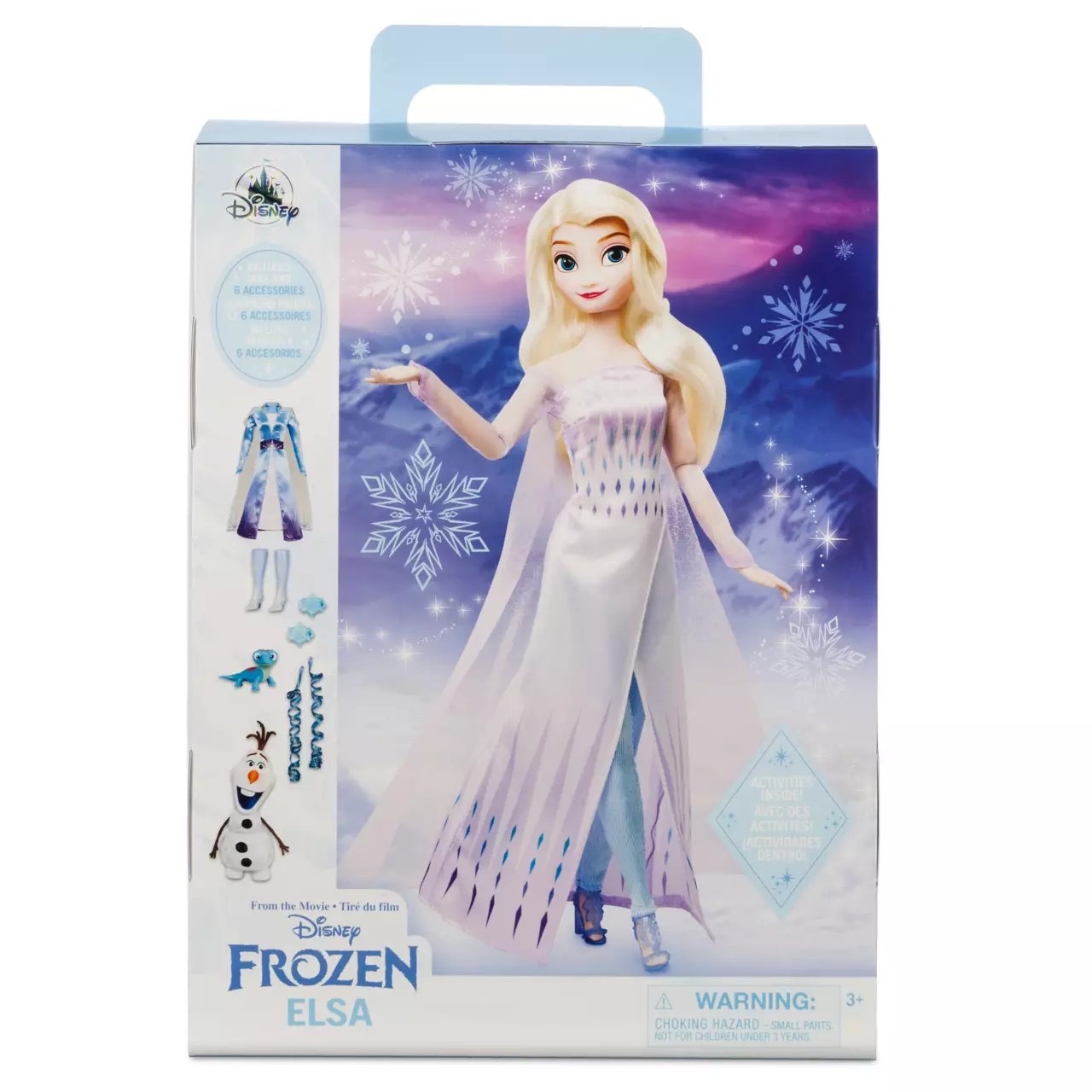 นำเข้า 🇺🇸 เซ็ทตุ๊กตาโฟรเซ่น2และกิจกรรมระบายสีElsa Disney Story Doll - Frozen 11" ราคา 1,590 บาท