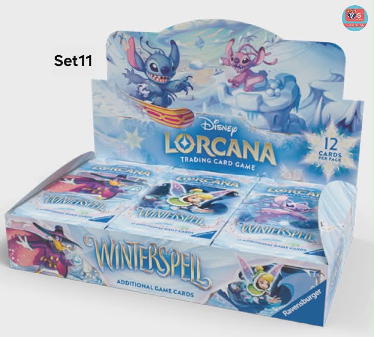 ส่ง13กพ69 Booster Box - Winterspell Set11th Disney การ์ดดิสนีย์ ลอร์คาน่า
