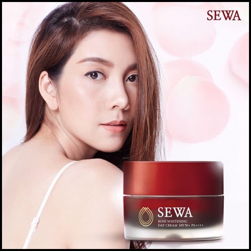 เซวา ครีมบำรุงผิวหน้า SEWA ROSE WHITENING DAY CREAM