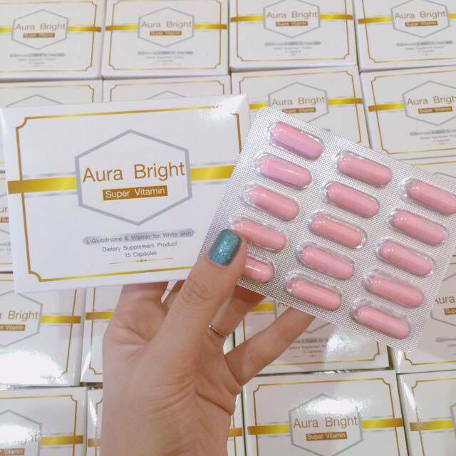 ออร่าไบร์ท วิตามินผิวขาว (Aura Bright Super Vitamin) โปรส่งฟรี EMS