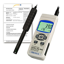 PCE รุ่น313A-ICA incl. ISO Calibration Certificate เครื่องวัดความชื้นในอากาศAir Humidity Meter