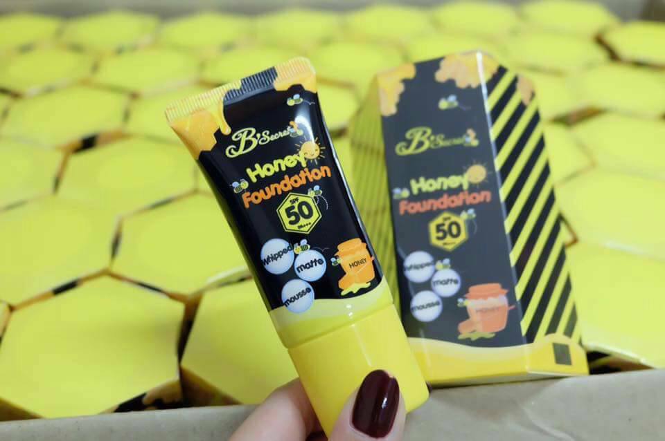 W2M กันแดดน้ำผึ้งป่า (Honey Foundation by B’secret)
